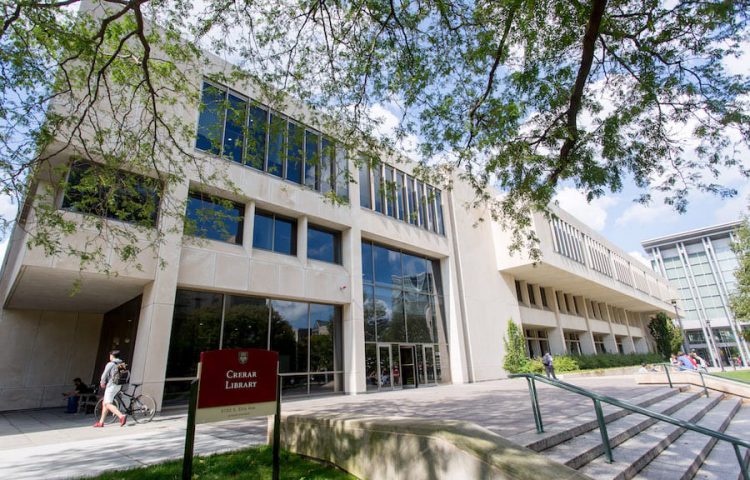 An exterior photo of Crerar Library, home of CDAC and University of Chicago Computer Science.
