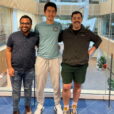 Pictured above: UChicago students Tarun Arora, Richard Zhang and Manuel Martinez